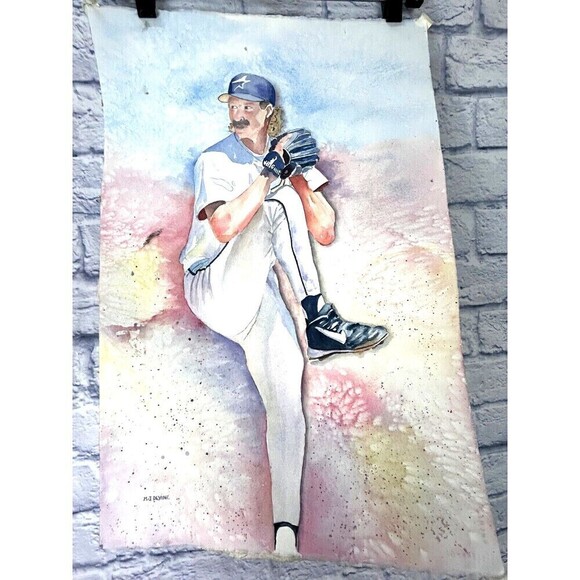 Original Randy Johnson Watercolor Painting Signed Realism Artwork Not Framed - Picture 4 of 12